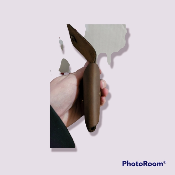 Handmade Genuine Leather Small Card/Money Holder - Picture 4 of 7